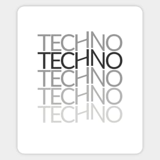 TECHNO Sticker